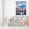 5D Mount Fuji Diamond Painting Kits for Adult, Mountain Sakura Diamond Art Kits for Beginners, DIY Full Drill Floral Diamond Dot Gem Art Kits for Home Decor 12 x 16 Inch Cherry